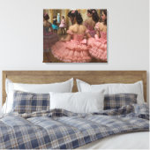 Bailarinas en una gran sala de estilo rocóco canvas afdruk (Insitu (Slaapkamer))
