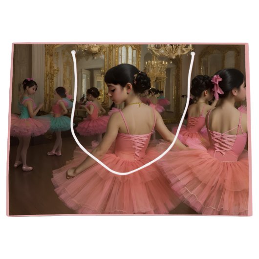 Bailarinas en una gran sala de estilo rocóco groot cadeauzakje (Voorkant)