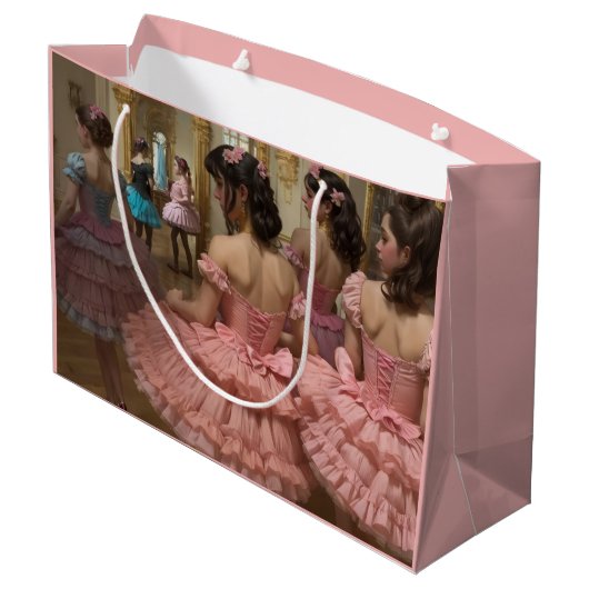 Bailarinas en una gran sala de estilo rocóco groot cadeauzakje (Achterkant Gekanteld)