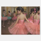 Bailarinas en una gran sala de estilo rocóco magneet (Voorkant)