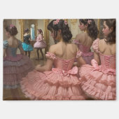 Bailarinas en una gran sala de estilo rocóco magneet (Voorkant)