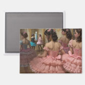 Bailarinas en una gran sala de estilo rocóco magneet (Voorkant / Achterkant)