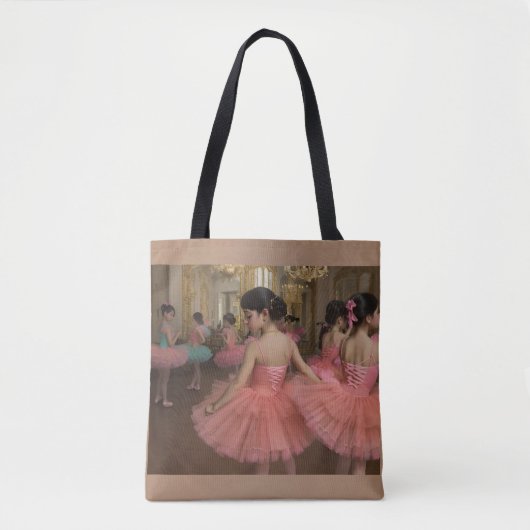 Bailarinas en una gran sala de estilo rocóco tote bag (Voorkant)
