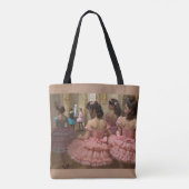Bailarinas en una gran sala de estilo rocóco tote bag (Achterkant)