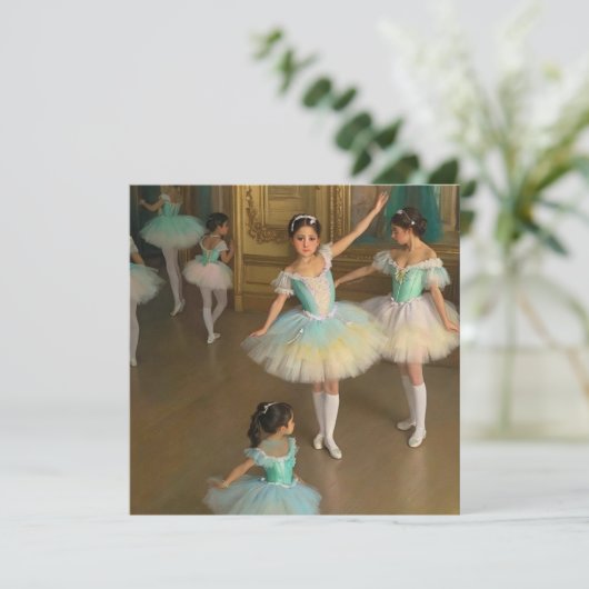 Bailarinas esperando para actuar (Staand voorkant)