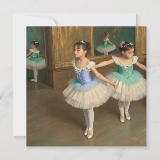 Bailarinas esperando para actuar (Achterkant)