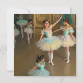 Bailarinas esperando para actuar (Voorkant)