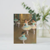 Bailarinas esperando para actuar aankondigingskaart (Staand voorkant)