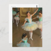 Bailarinas esperando para actuar briefkaart (Voorkant / Achterkant)