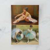 Bailarinas inspiradas por Degas Bedankkaart (Binnen)