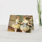 Bailarinas inspiradas por Degas Bedankkaart (Voorkant)