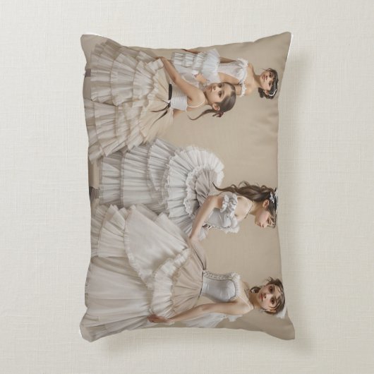 Bailarinas románticas accent kussen (Voorkant(Verticaal))