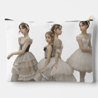 Bailarinas románticas bolsa de maquillage etui