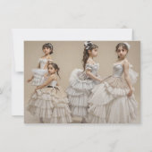 Bailarinas románticas kaart (Voorkant)