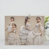 Bailarinas románticas kaart (Staand voorkant)