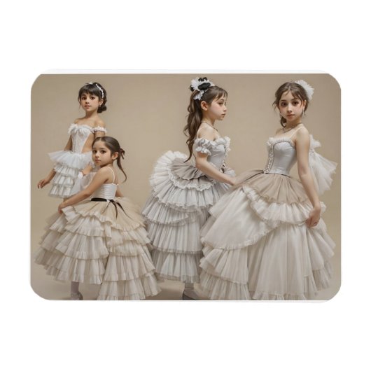 Bailarinas románticas magneet (Horizontaal)