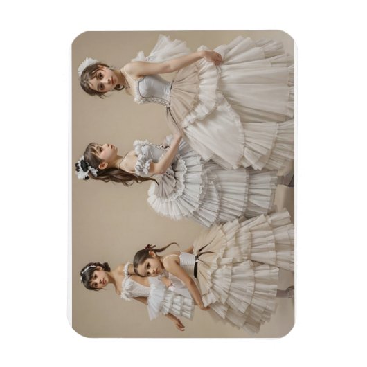 Bailarinas románticas magneet (Verticaal)