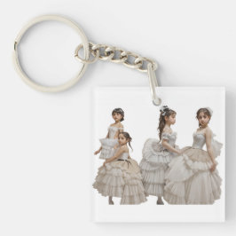 Bailarinas románticas sleutelhanger