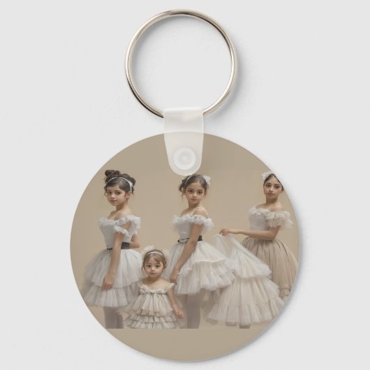 Bailarinas románticas sleutelhanger (Voorkant)