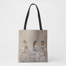 Bailarinas románticas tote bag