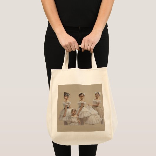 Bailarinas románticas tote bag (Voorkant (product))