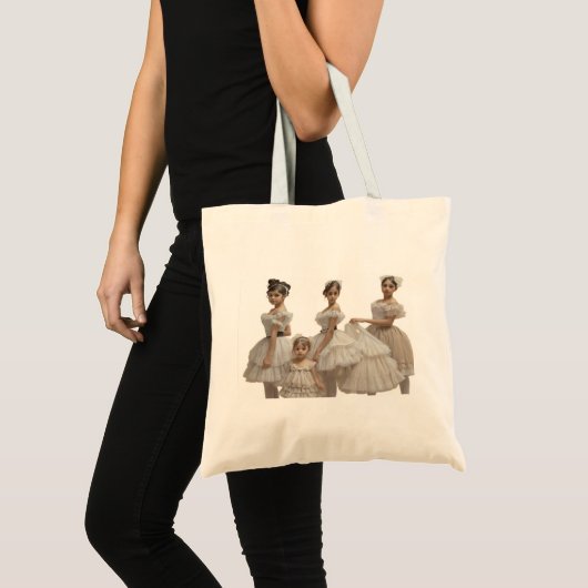 Bailarinas románticas tote bag (Voorkant (product))