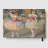 Bailarines detrás del escenario gastenboek (Achterkant)