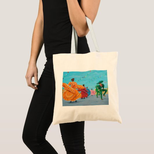 Baile Folklorico Dance Tote Bag (Voorkant (product))