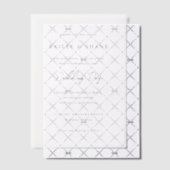 Bailee Modern Wedding Vellum Uitnodigingen (Offset (Uitnodiging))