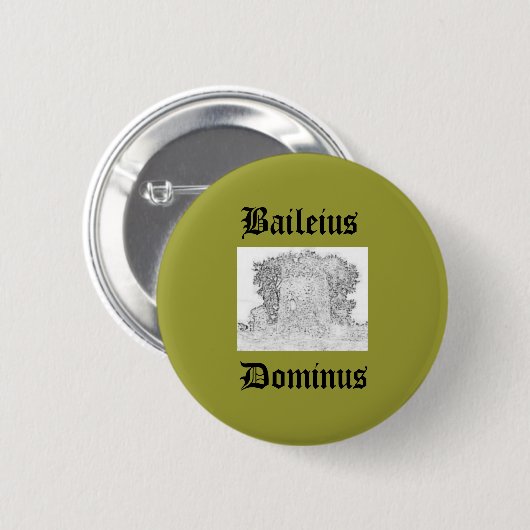 baileius dominus ronde button 5,7 cm (Voorkant /achterkant)