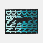 Bailey Basketbal inspireert geweldige fan Tanktop Fleece Deken (Voorkant (Horizontaal))