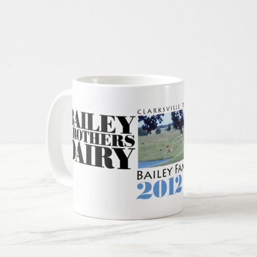 Bailey Brothers Dairy Mok No. 1 (Voorkant links)