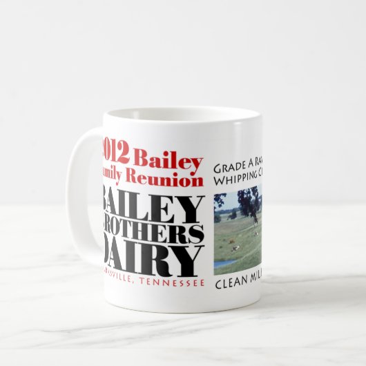 Bailey Brothers Dairy Mok No. 2 (Voorkant links)