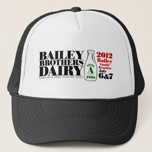 Bailey Brothers Dairy Trucker Pet (Voorkant)