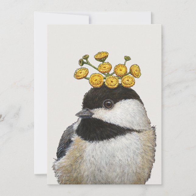 Bailey de chickadee flat card (Voorkant)