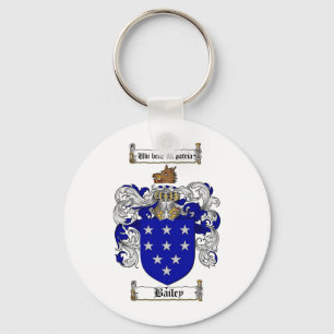 BAILEY FAMILY CREST - BAILEY COAT OF ARMS SLEUTELHANGER