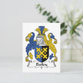 Bailey Family Crest Briefkaart (Staand voorkant)