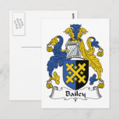 Bailey Family Crest Briefkaart (Voorkant / Achterkant)
