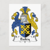 Bailey Family Crest Briefkaart (Voorkant)