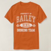 Bailey Irish Drink Team St Patricks Day T-shirt (Design voorkant)