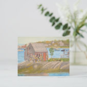 Bailey Island Fisherman's Shed Briefkaart (Staand voorkant)