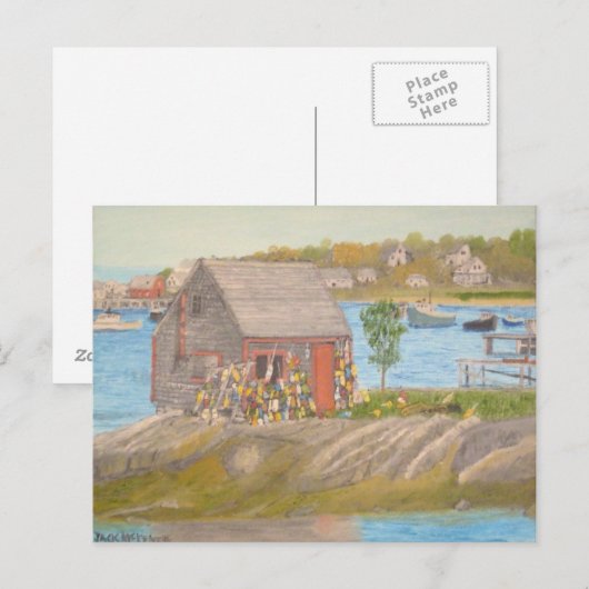 Bailey Island Fisherman's Shed Briefkaart (Voorkant / Achterkant)