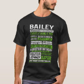Bailey meisje naam definitie t-shirt (Voorkant)