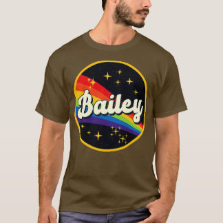 Bailey regenboog in ruimte  stijl t-shirt
