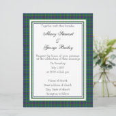 Bailey Scottish Wedding Invitation Kaart (Staand voorkant)