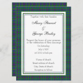 Bailey Scottish Wedding Invitation Kaart (Voorkant / Achterkant)