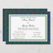 Bailey Scottish Wedding Invitation Kaart (Voorkant / Achterkant)