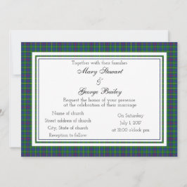 Bailey Scottish Wedding Invitation Kaart