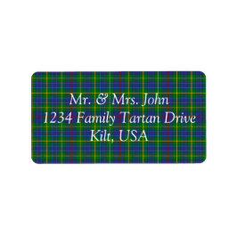 Bailey Tartan Label