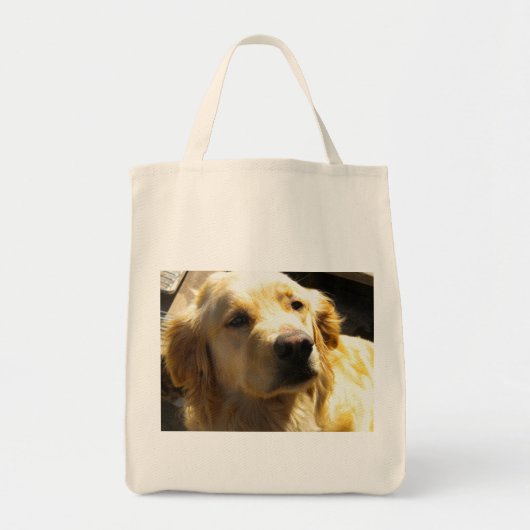 Bailey the Golden Retriever Tote Bag (Voorkant)